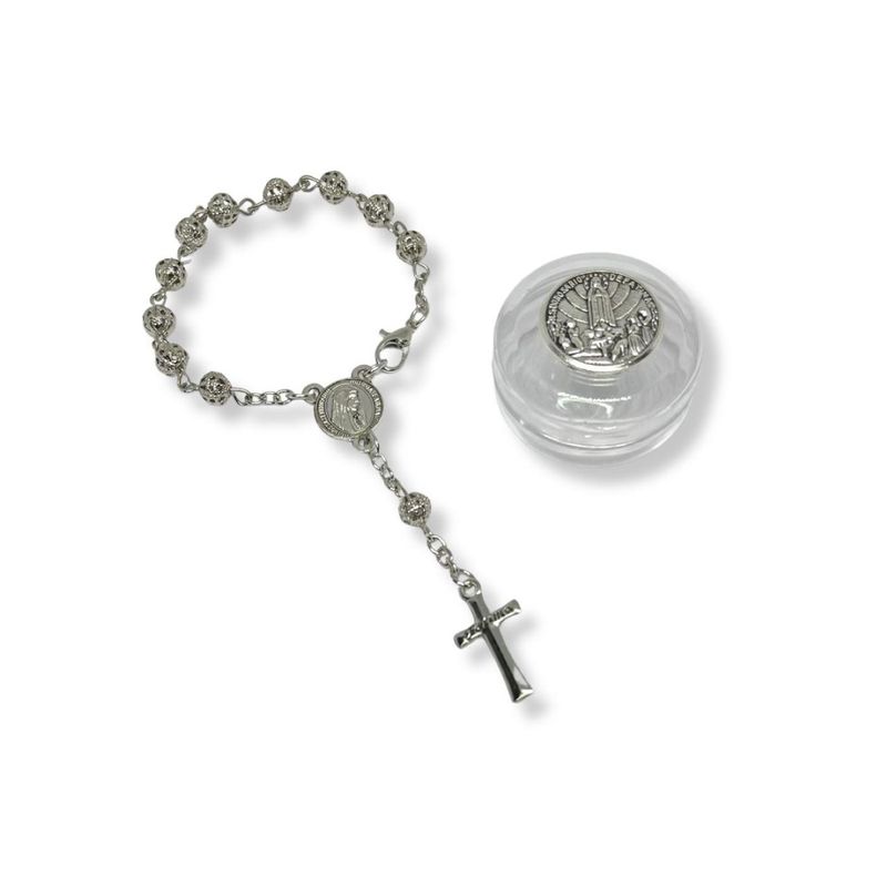 SANTORAL - Pulsera Denario Virgen de Fátima para Niña - Bijoutería