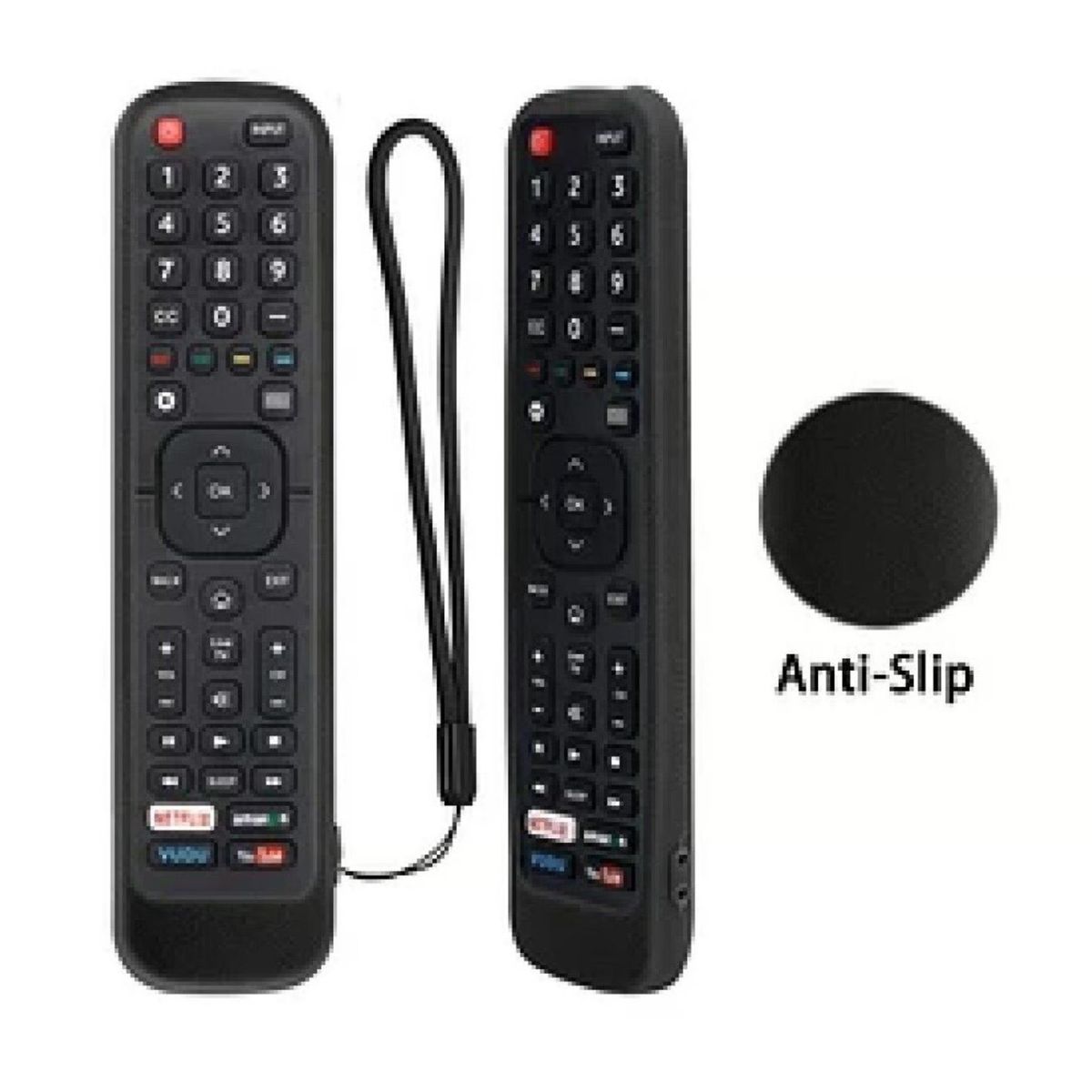 HISENSE - Funda de Silicona para Control HisenseNegro