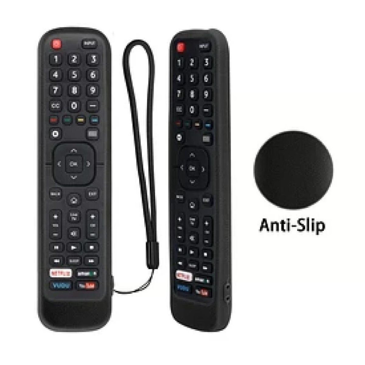 HISENSE - Funda de Silicona para Control HisenseNegro