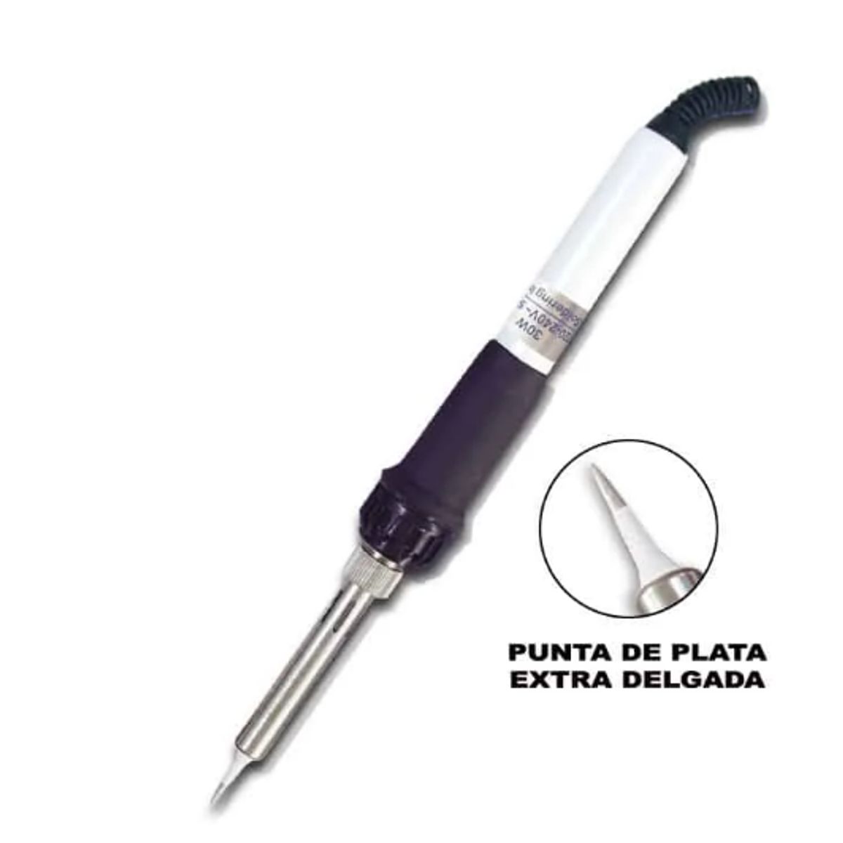 TAKEMA - Cautín Tipo Lápiz Punta de Plata 30W ZD-2330W TAKEMA