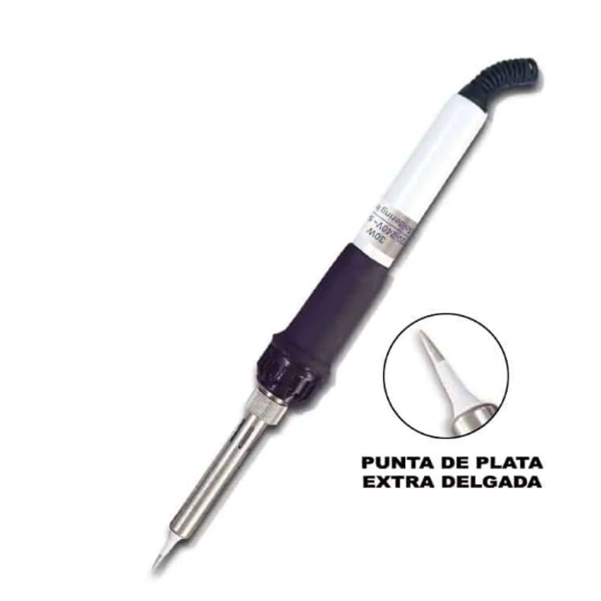 TAKEMA - Cautín Tipo Lápiz Punta de Plata 30W ZD-2330W TAKEMA