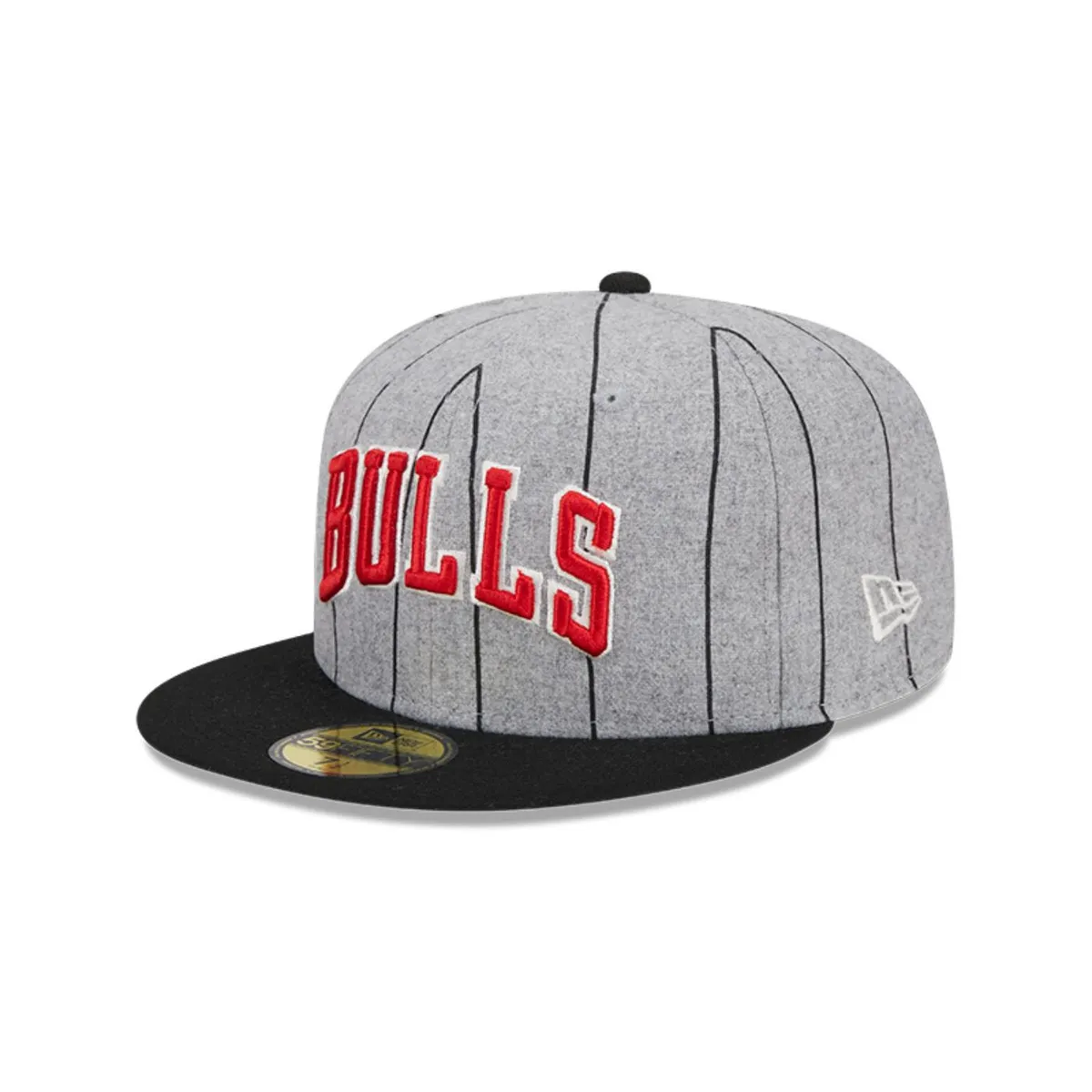 NEW ERA - Gorra 59Fifty Chicago Bulls Heather Pinstripe Grey