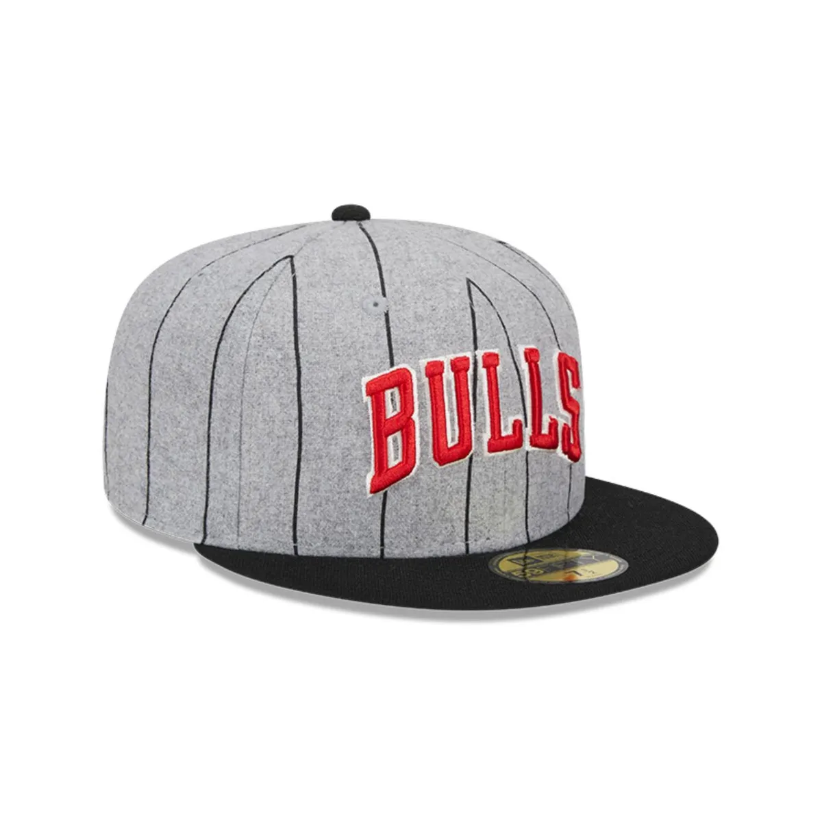 NEW ERA - Gorra 59Fifty Chicago Bulls Heather Pinstripe Grey