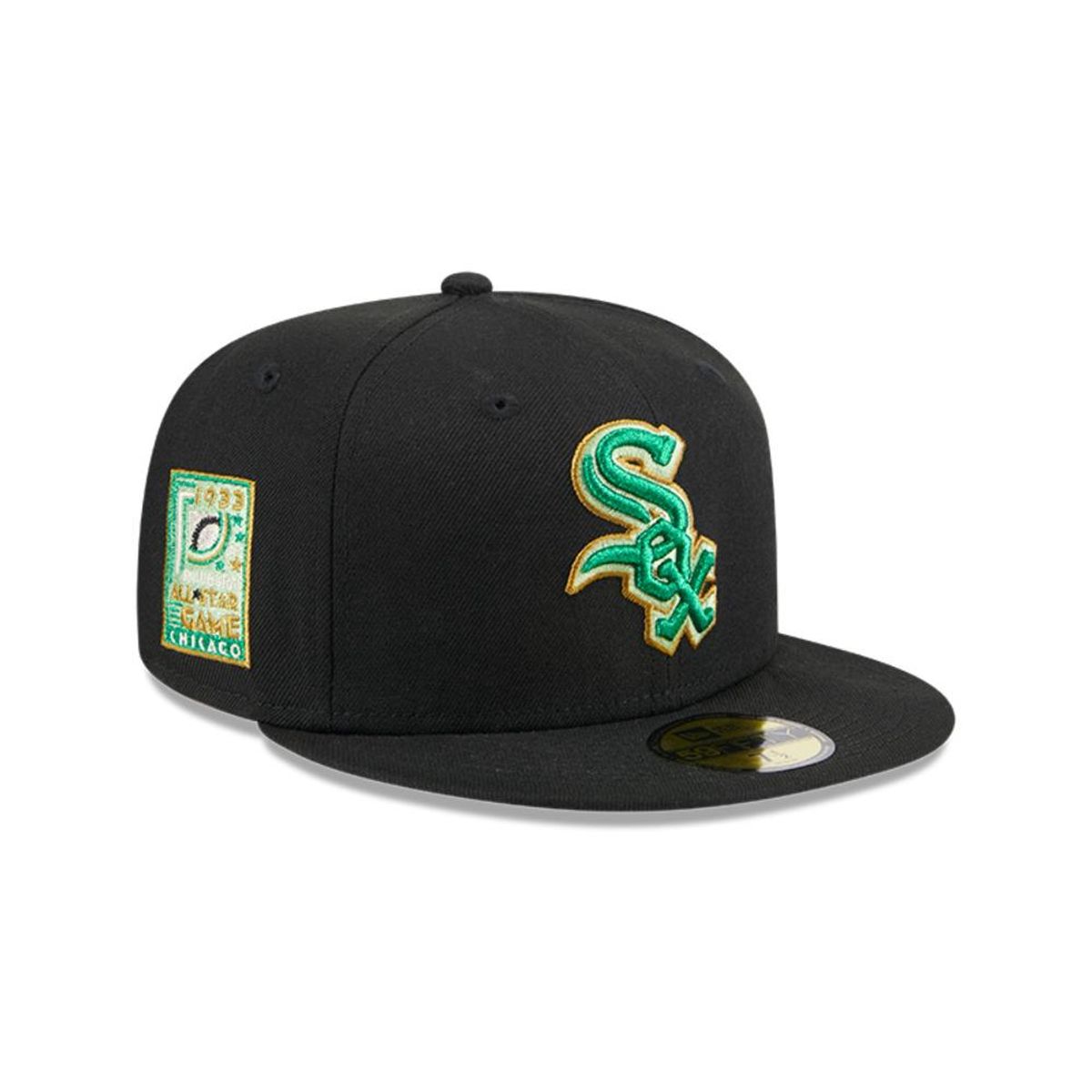 NEW ERA - Gorra 59Fifty Chicago White Sox Metallic Green Black