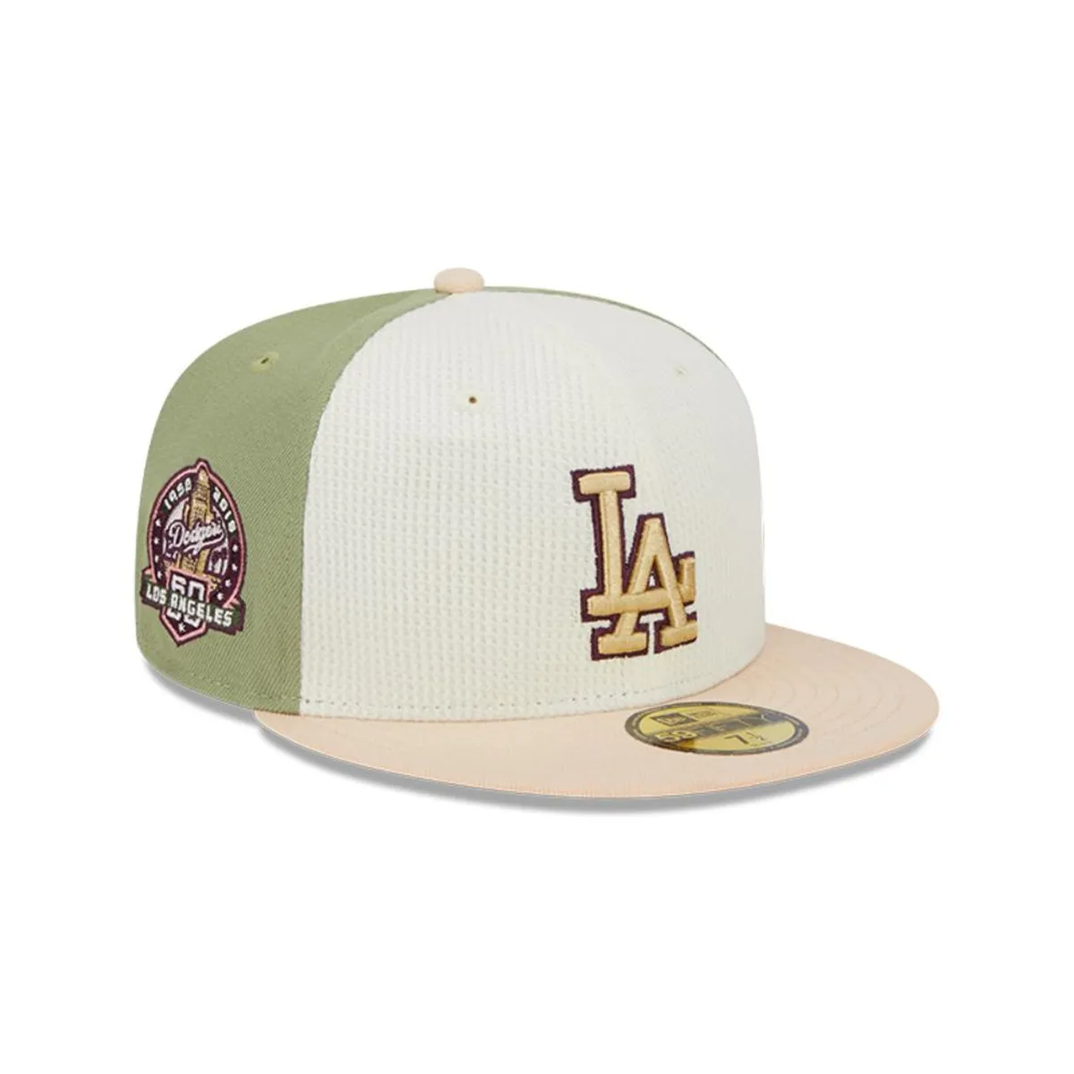 NEW ERA - Gorra 59Fifty Los Angeles Dodgers Thermal Front Green MLB