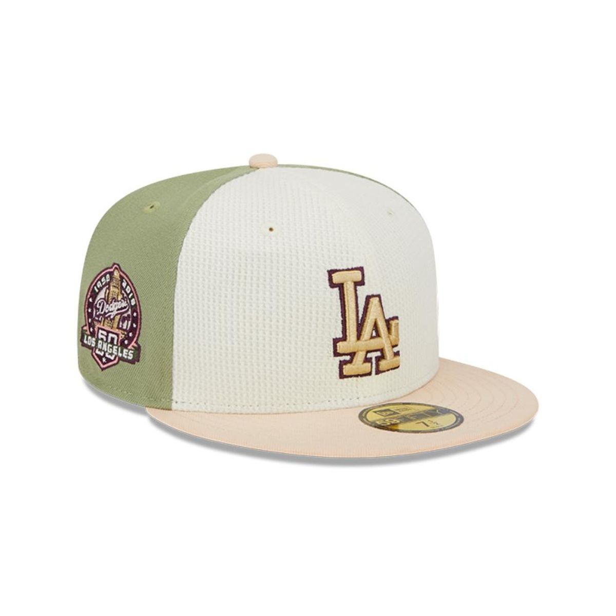 NEW ERA - Gorra 59Fifty Los Angeles Dodgers Thermal Front Green MLB
