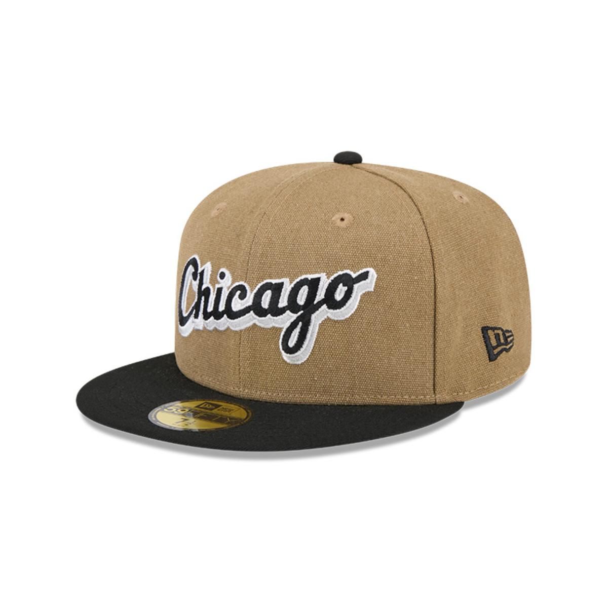 NEW ERA - Gorra 59Fifty MLB Chicago White Sox Canvas Crown Beige