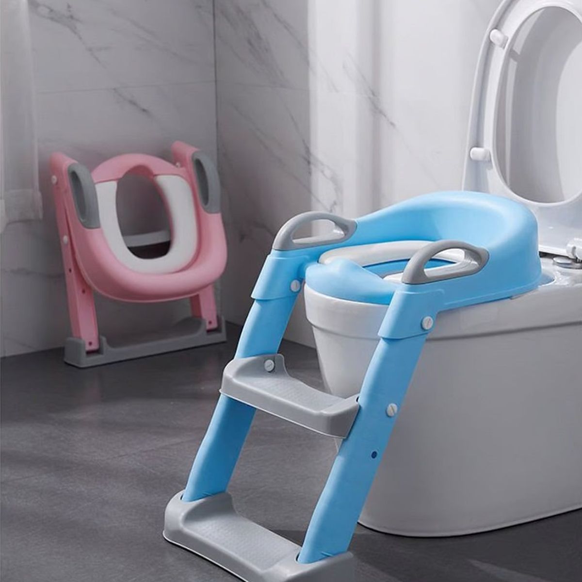 GENERICO - Asiento de Entrenamiento Con Escalera Plegable Para Niños