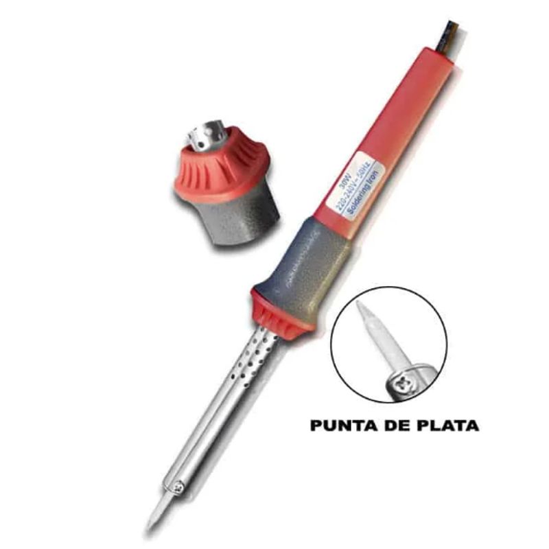 TAKEMA - Cautín Tipo Lápiz Punta de Plata 30W ZD-70430W TAKEMA
