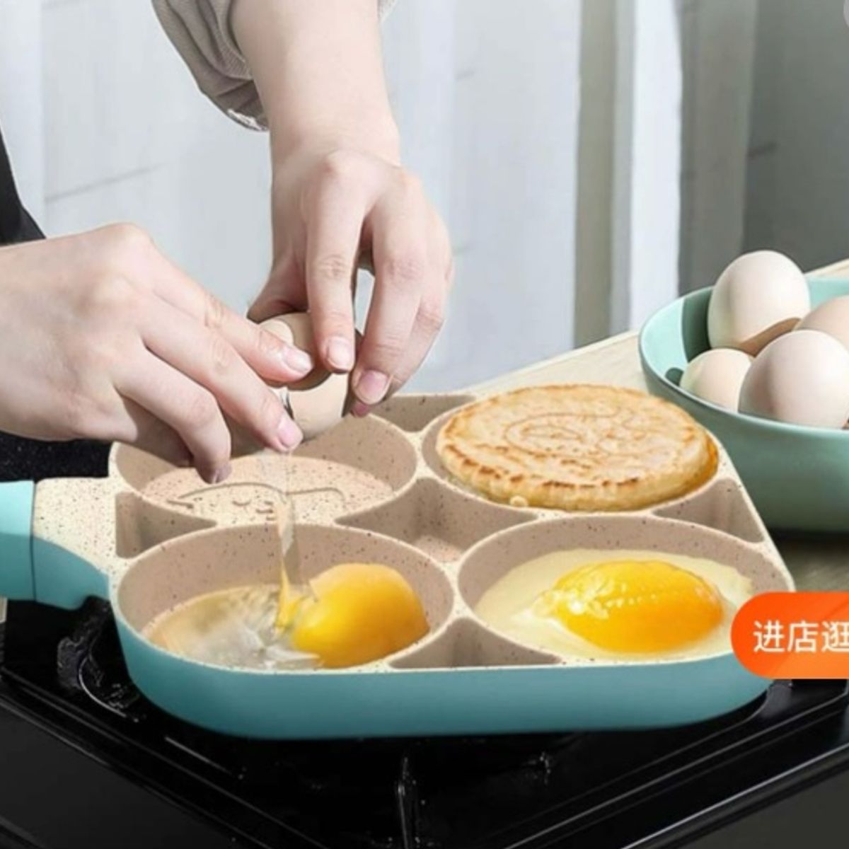 GENERICO - MINI SARTEN CON DISEÑO ANIMALITOS