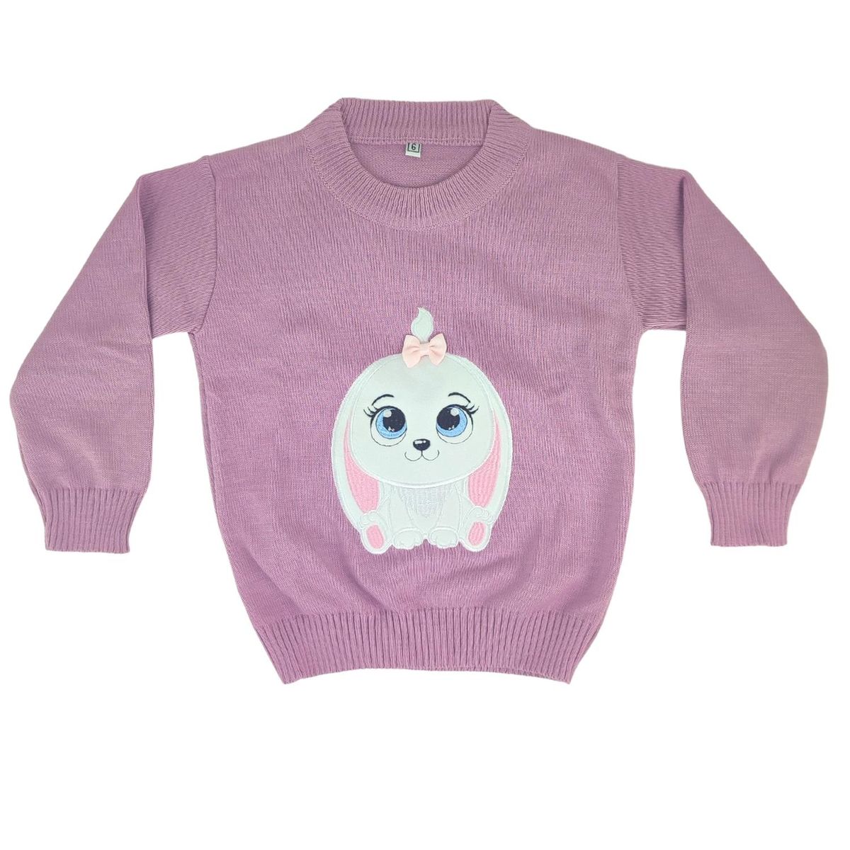 GENERICO - Chompa Hilo Algodon - Conejita - Lila