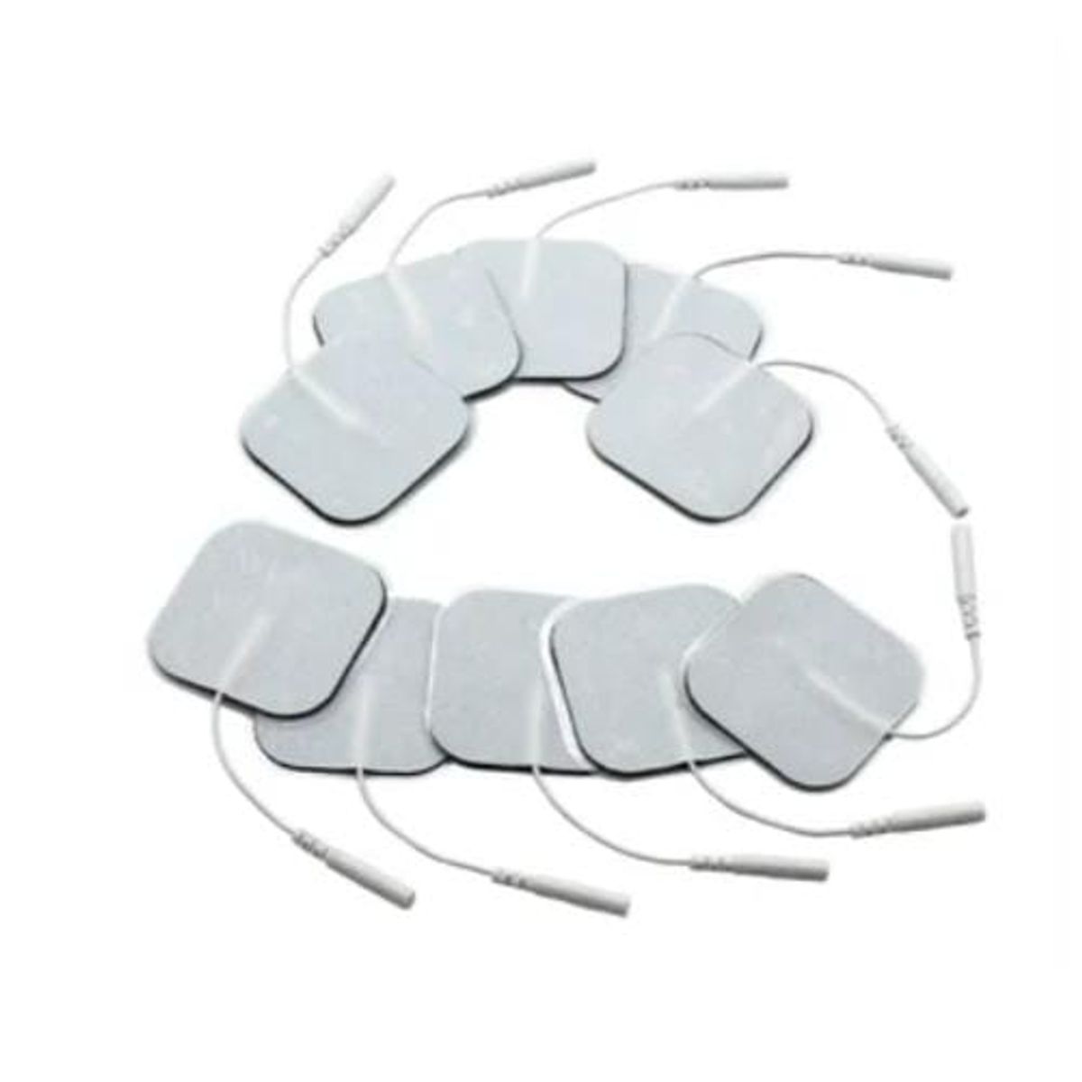 GENERICO - Almohadillas de electrodos de enchufe de Pin Hembra maquina terapia