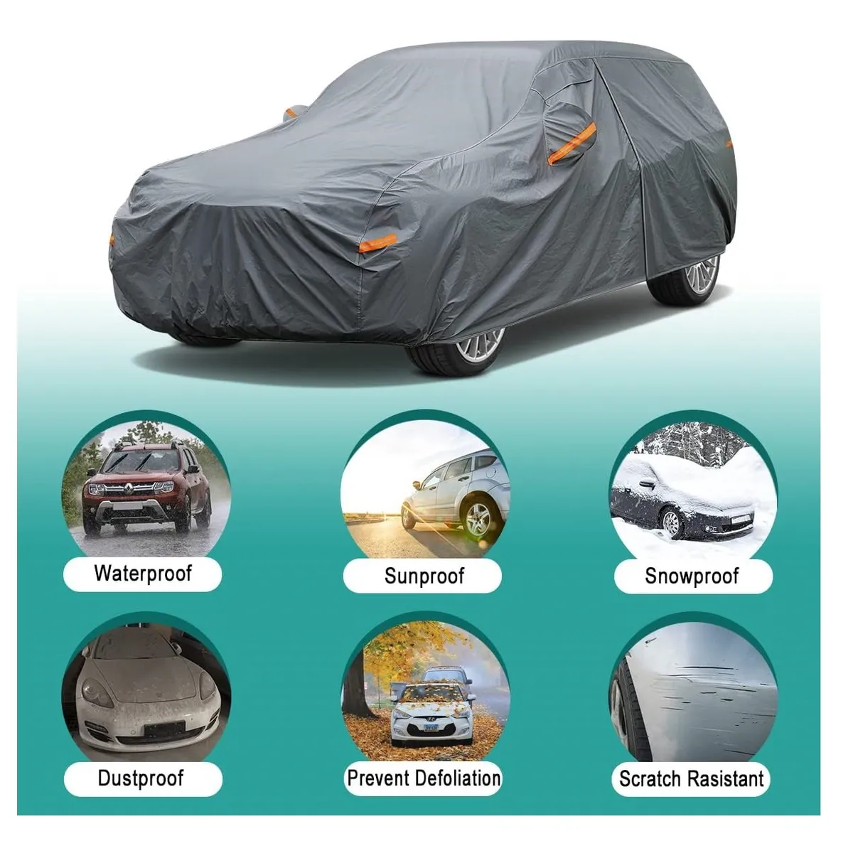 GENERICO - Cobertor Funda Impermeable Para Hatchback Mitsubishi Mirage