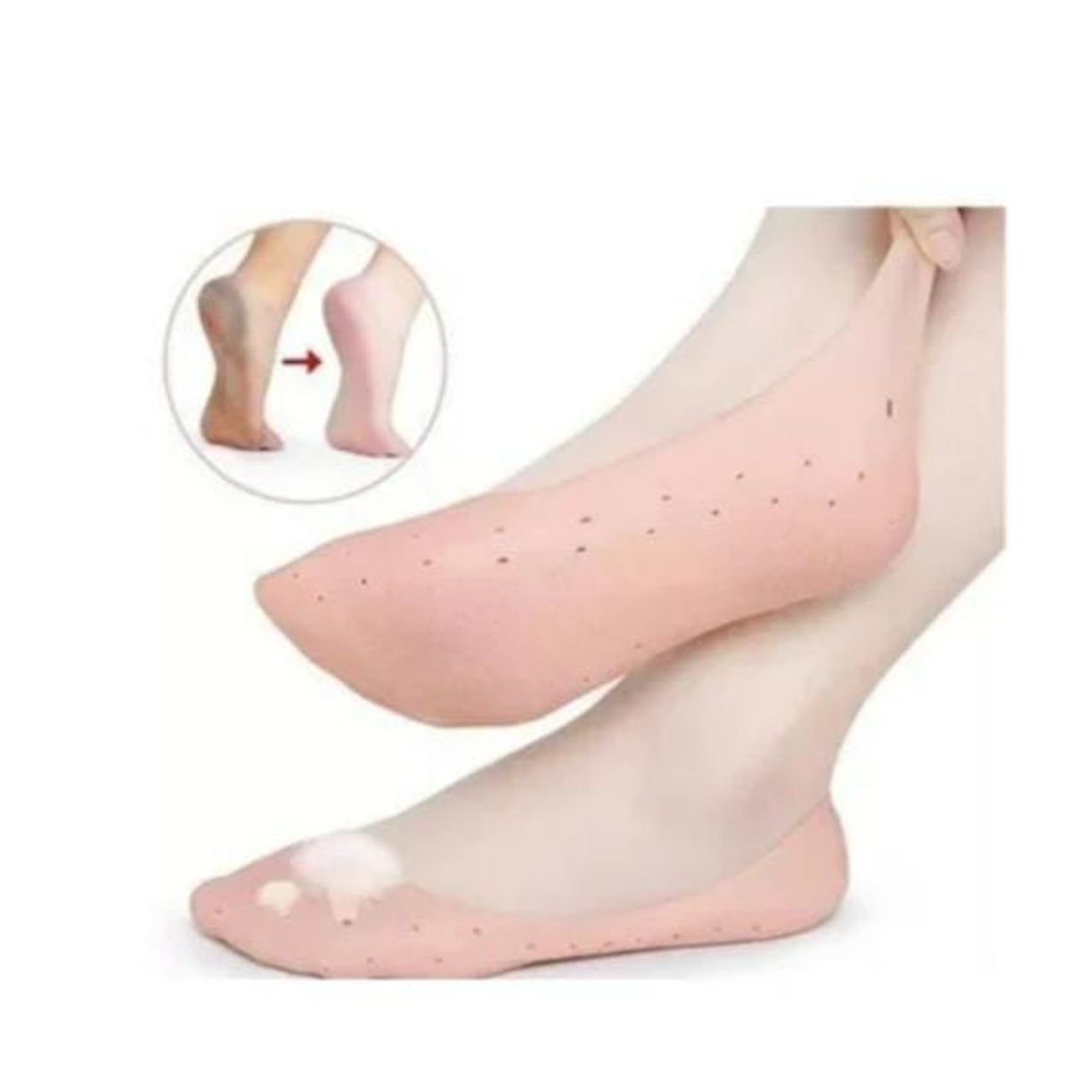 GENERICO - Protector para Pies de Longitud Completa Silicona Gel