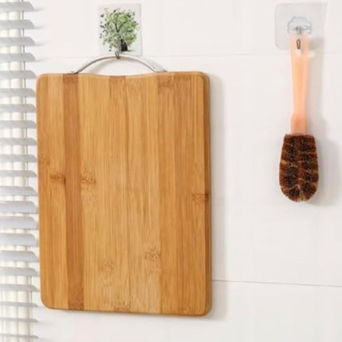 GENERICO - Tablas de Cortar y Picar en Madera Bambú 36 x 26 cm