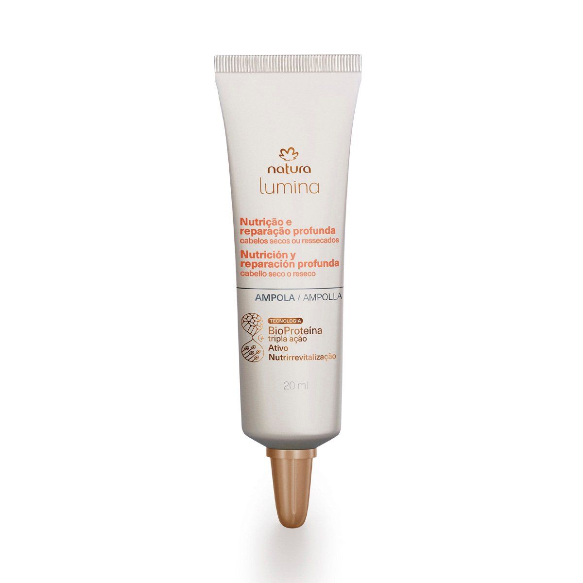 NATURA - Lumina Ampolla reparación instantánea limpieza y nutrición Secos