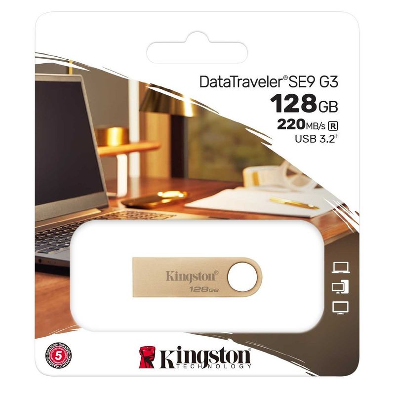 KINGSTON - Memoria USB 128 GB Kingston DataTraveler SE9 G3
