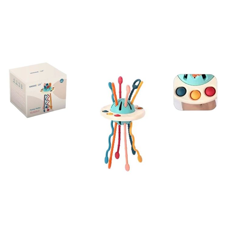 GENERICO - JUGUETE SENSORIAL CON CUERDA PARA BEBÉS