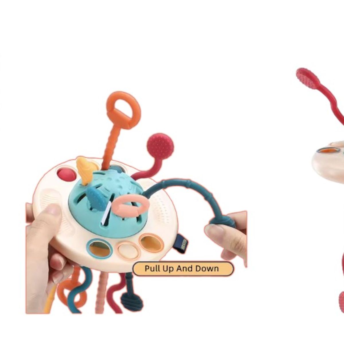 GENERICO - JUGUETE SENSORIAL CON CUERDA PARA BEBÉS