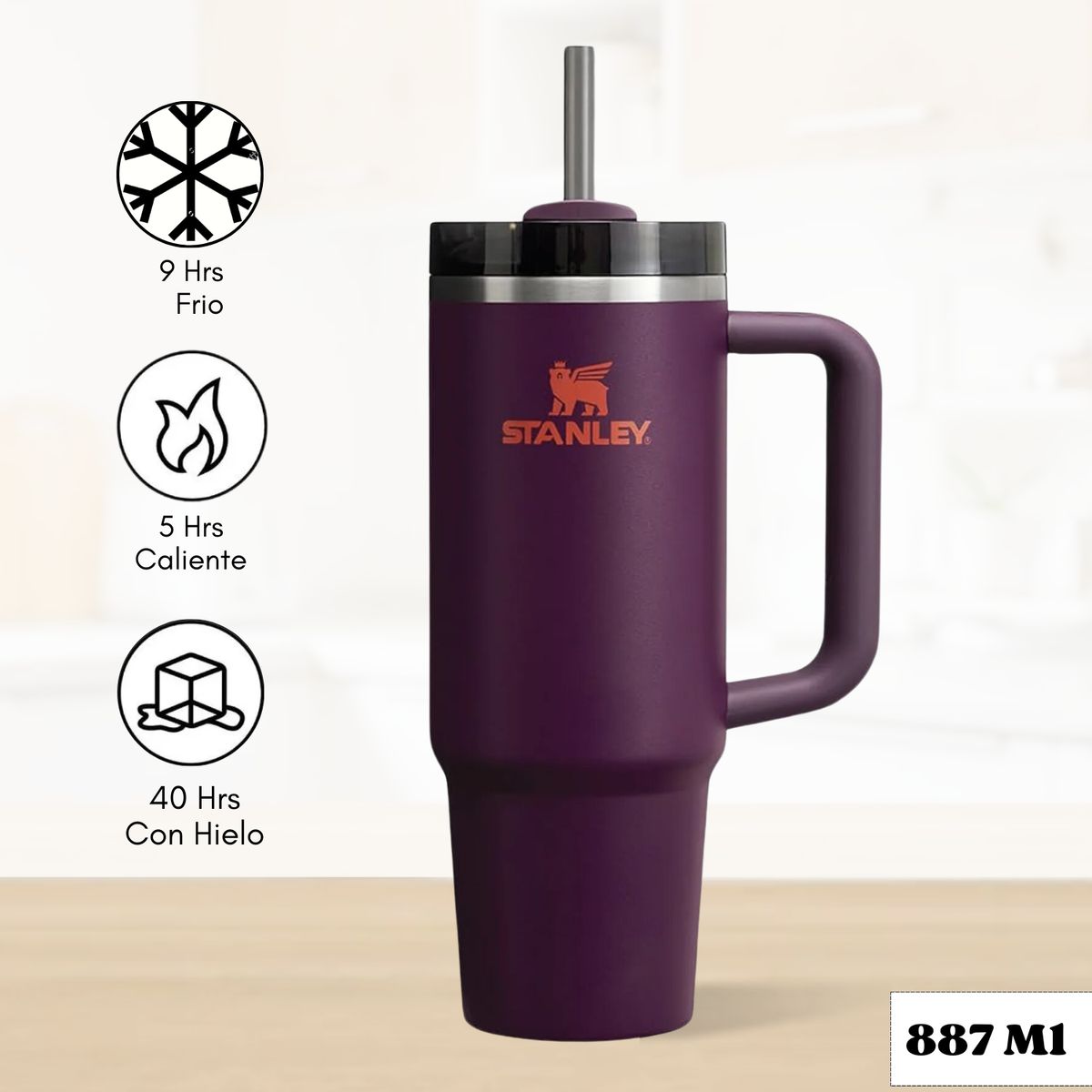 STANLEY - Quencher H20 Adventure Plum Stanley 887 Ml