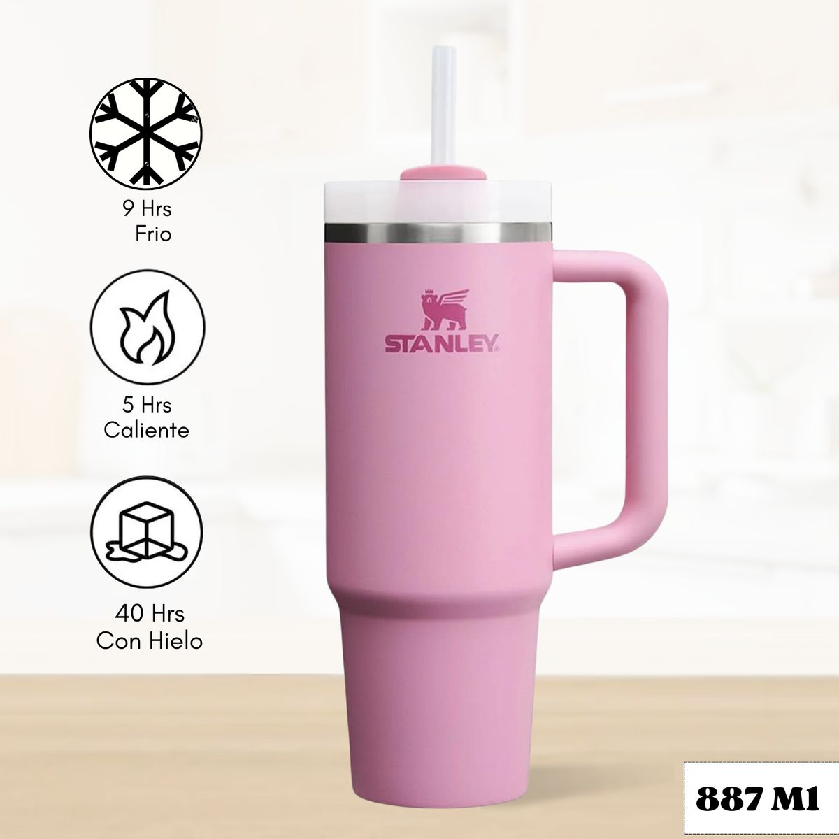 STANLEY - Quencher H20 Adventure Peony Stanley 887 Ml