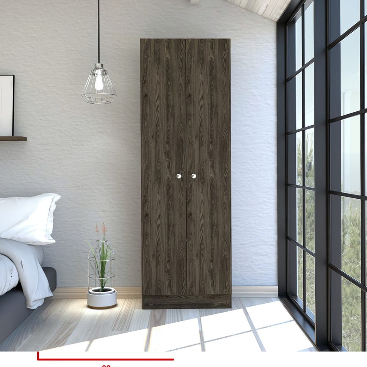 NACION MUEBLES - ROPERO ISABELLA COLOR COÑAC NM