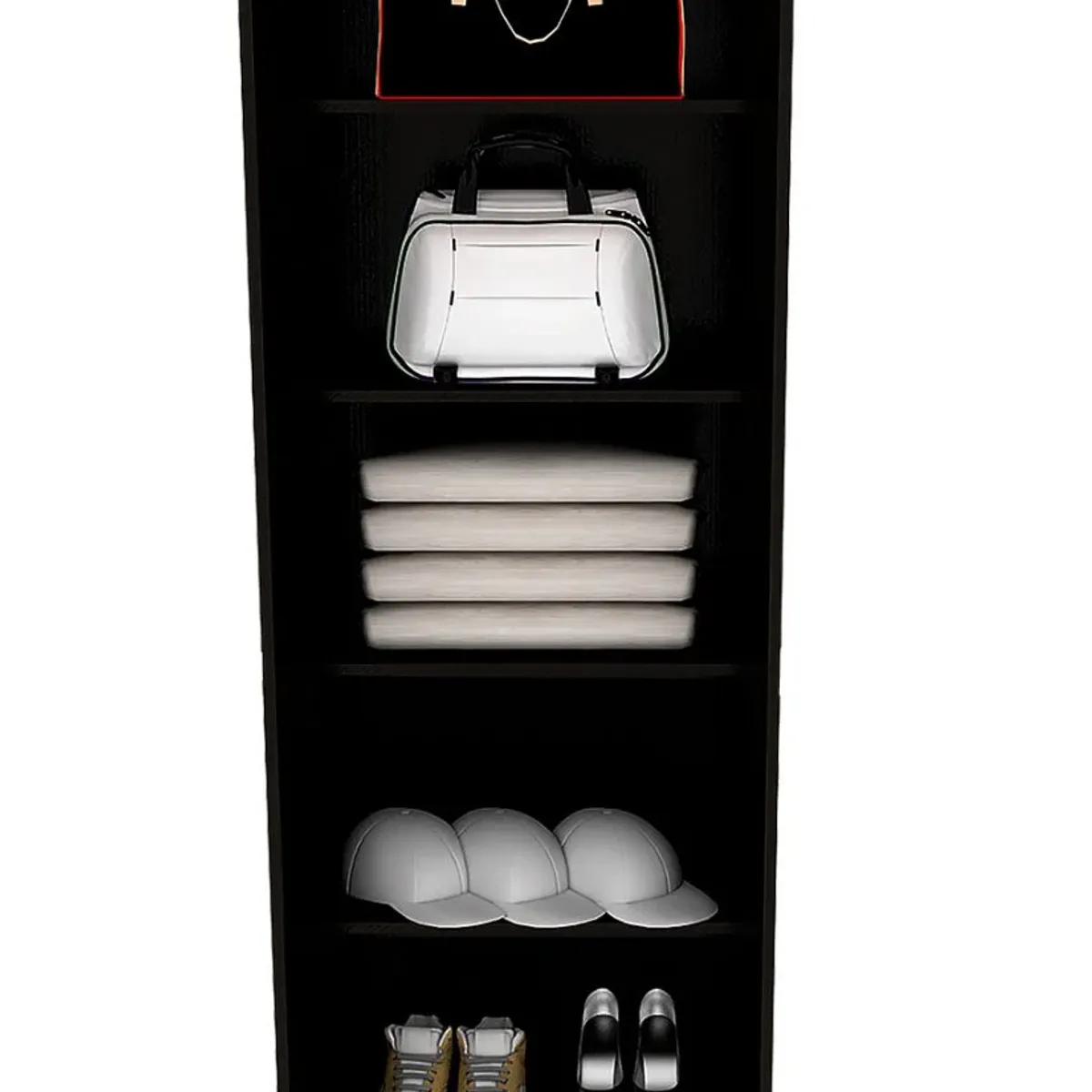 NACION MUEBLES - ROPERO ISABELLA COLOR NEGRO NM