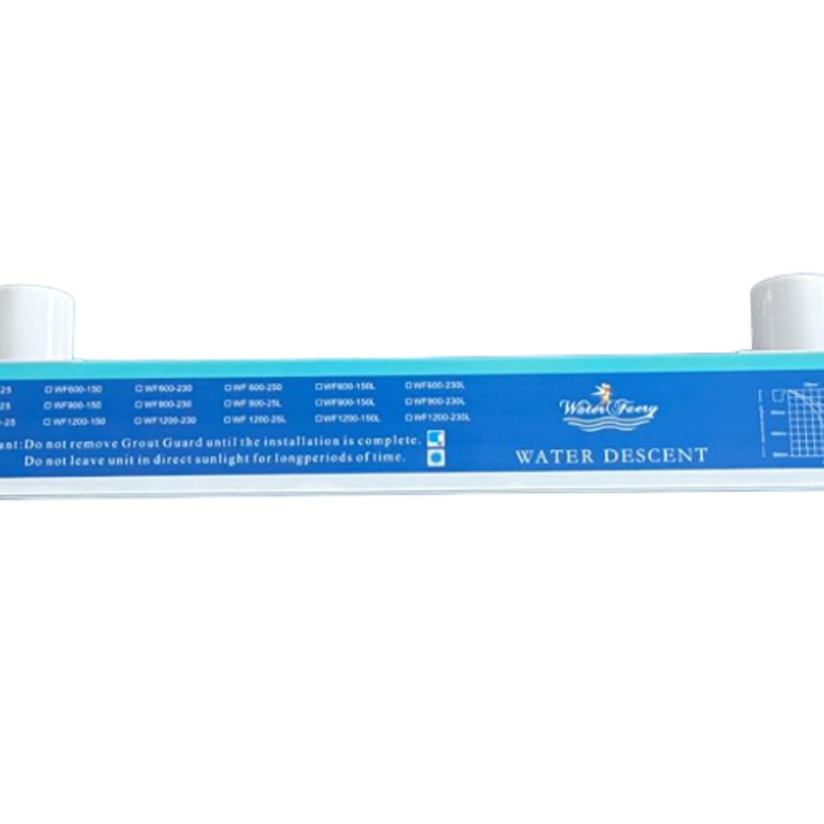 GENERICO - Cascada acrílica para piscina 120 cm marca Pool System