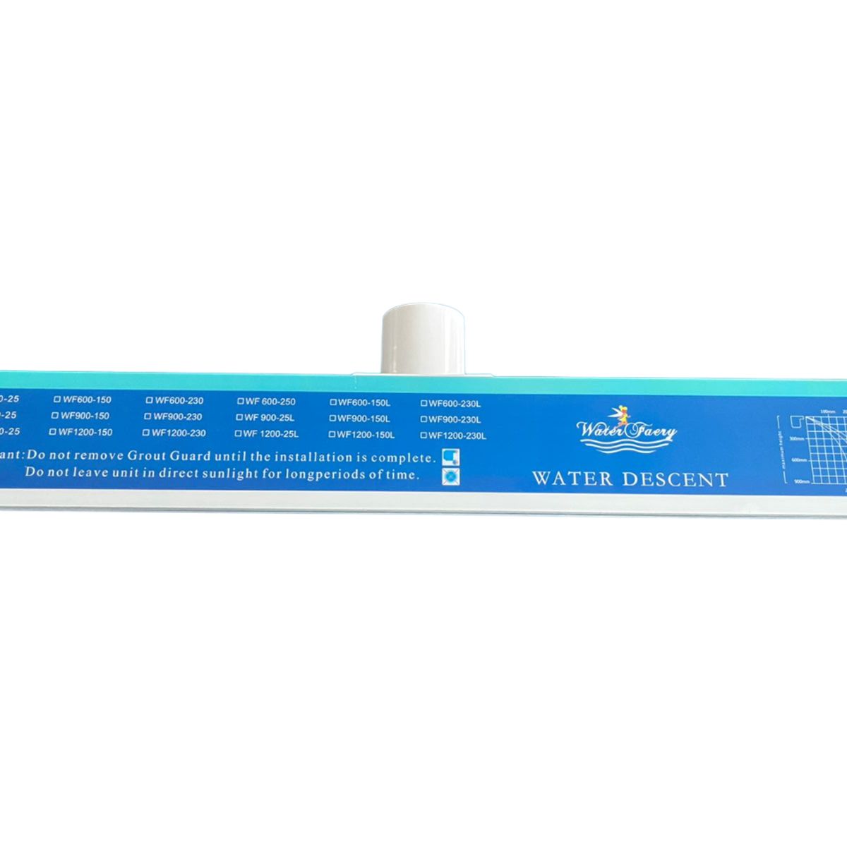 GENERICO - Cascada de acrílica de 90 cm para piscina marca Pool System