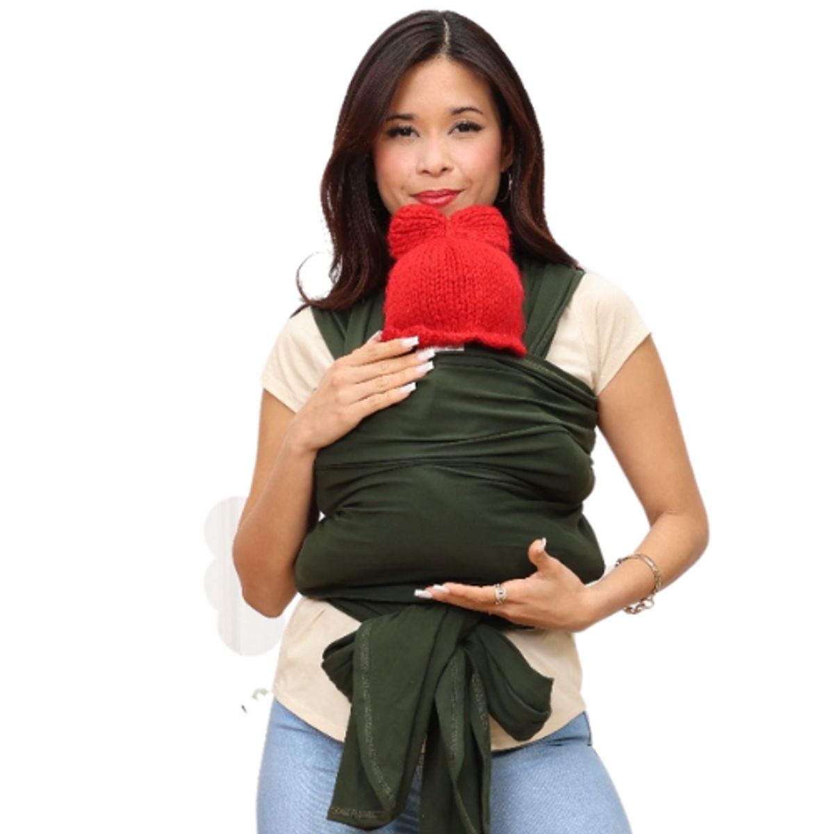 AIMAMA - Fular  Verde Militar Para Bebés