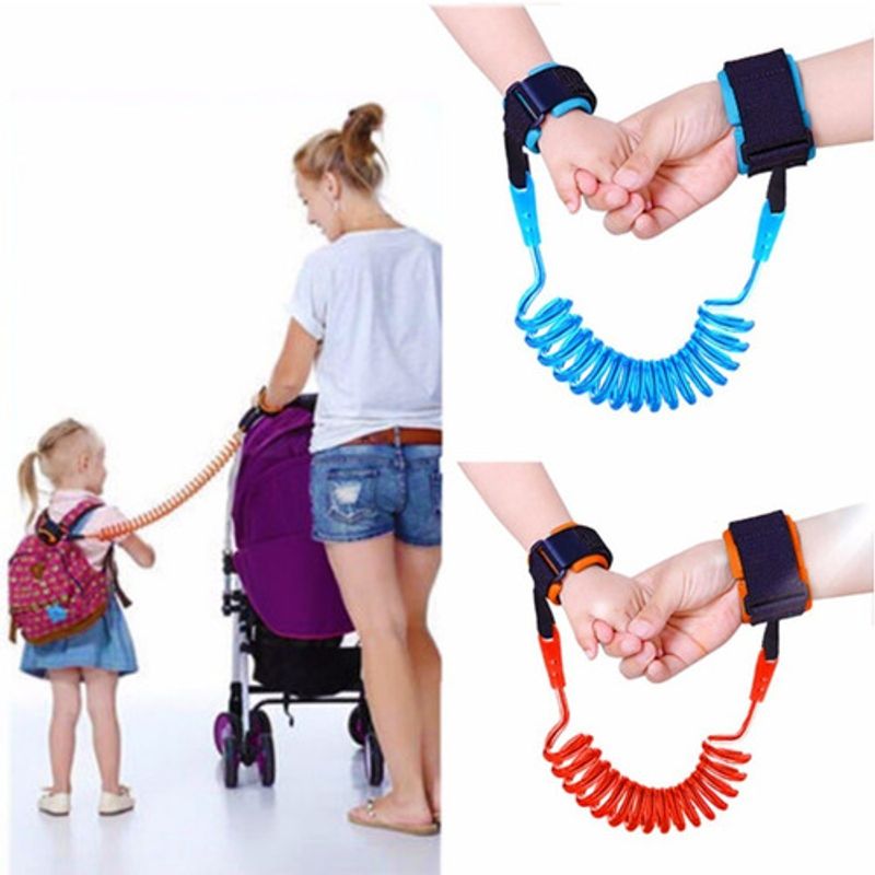 GENERICO - Pulsera Seguridad Anti Perdida Azul Para Niños