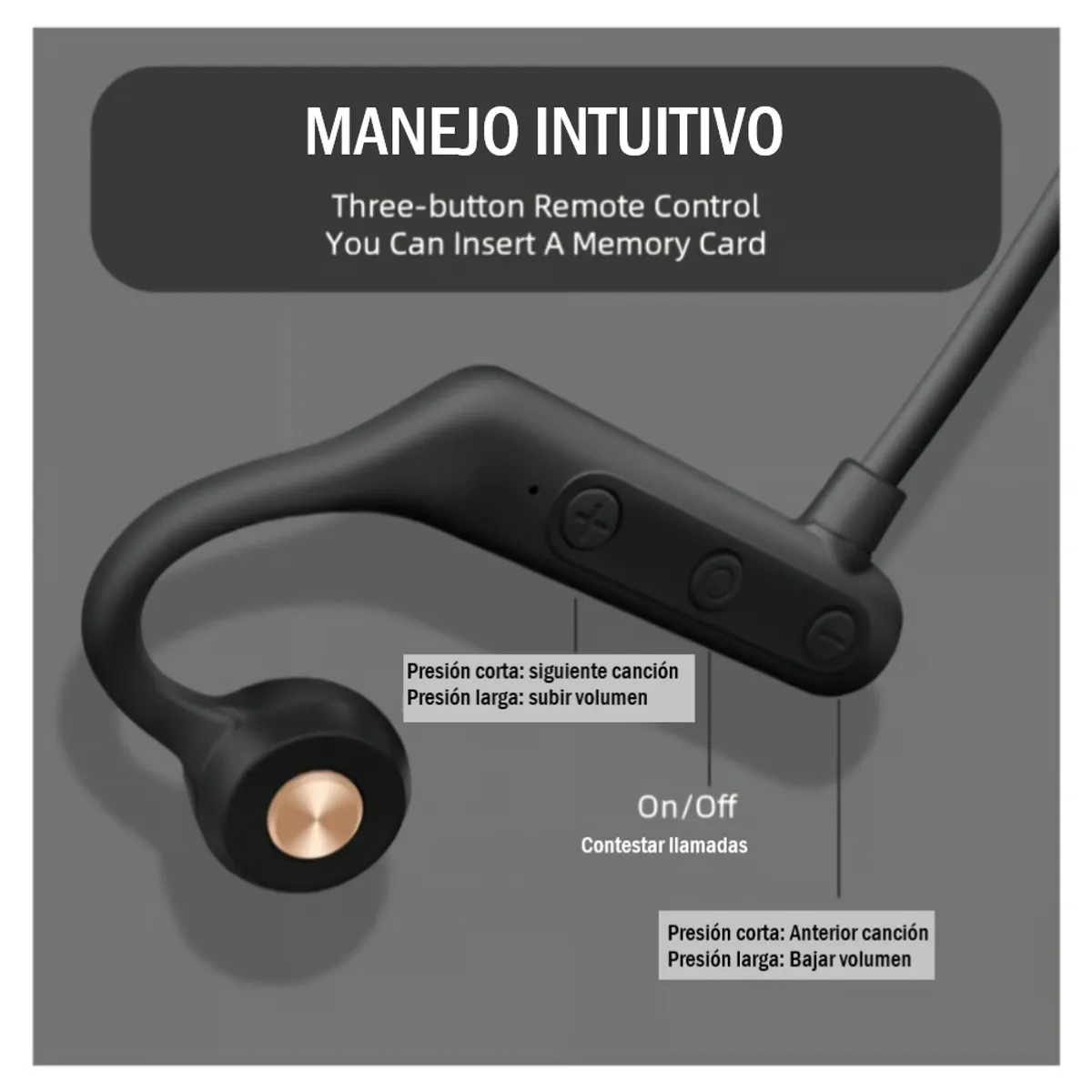 GENERICO - Audífonos Bluetooth hasta 10m Handsfree Con Micrófono VERDE