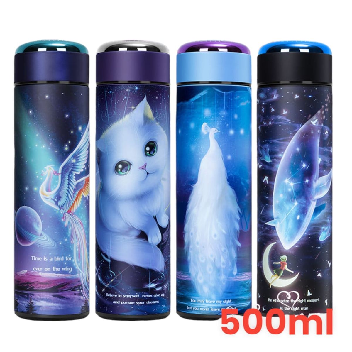 OEM - Termo de Acero Inoxidable 500ml Para Bebes y Niños