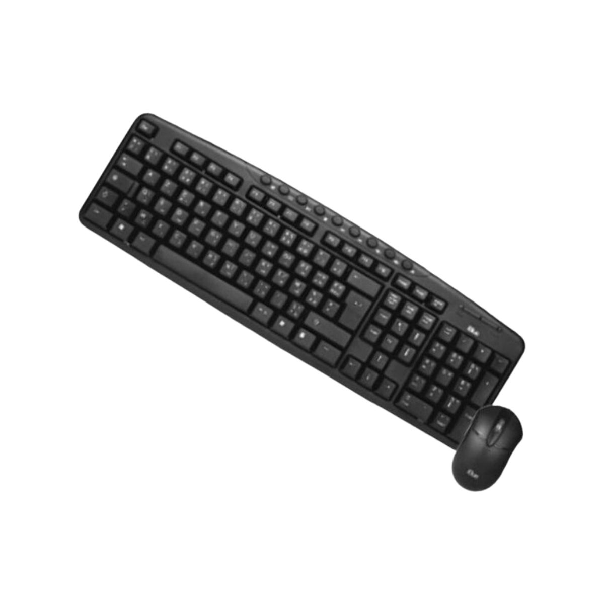 IBLUE - Media Combo IBlue 78873-BK Negro Teclado y Mouse USB Plug and Play