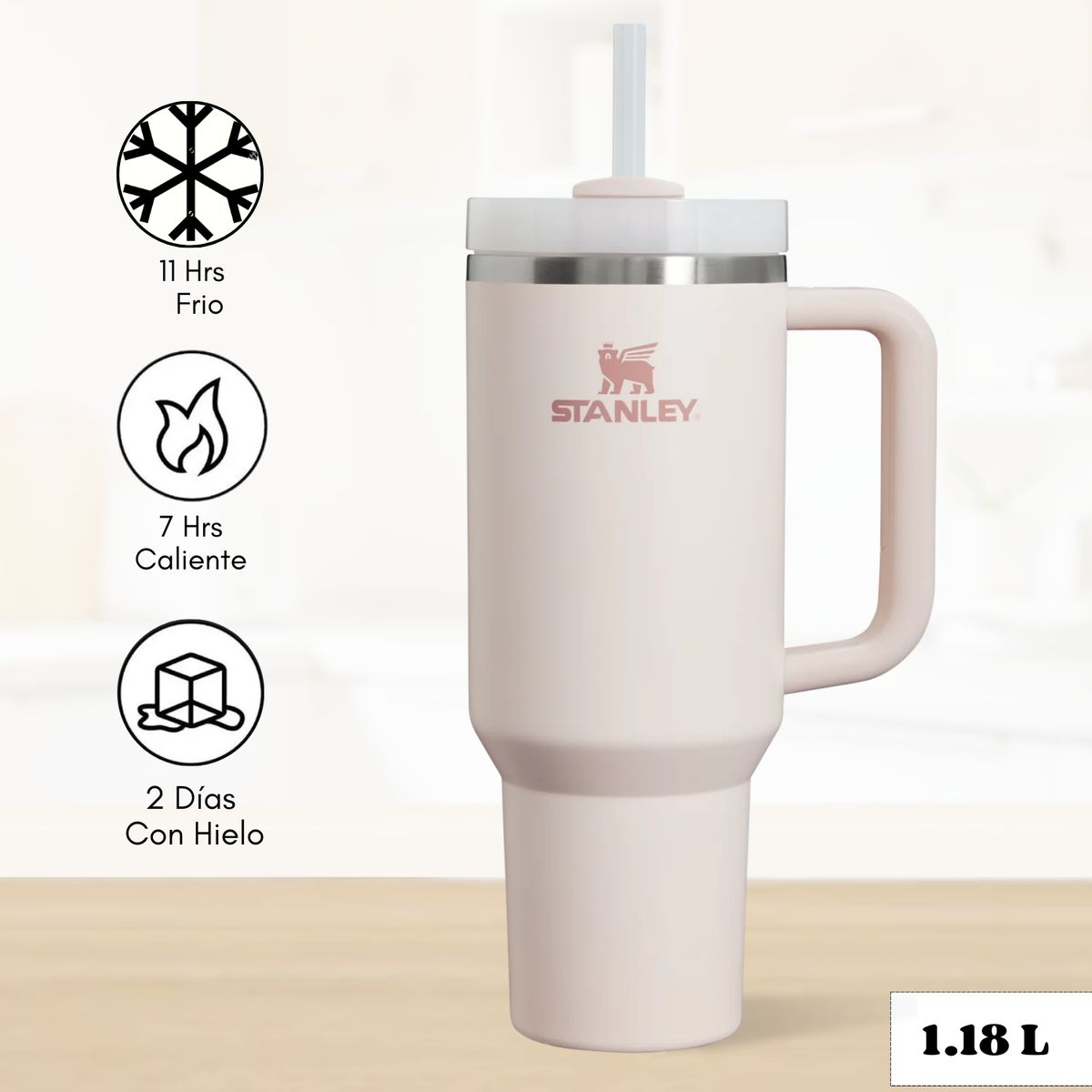 STANLEY - Quencher H20 Adventure Rose Quartz Stanley 118 L