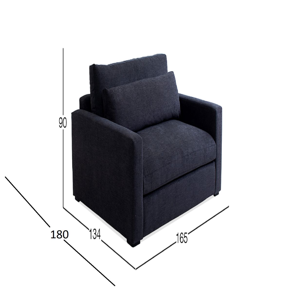 DMUEBLES - Sofá cama Dmuebles Alexander - Negro