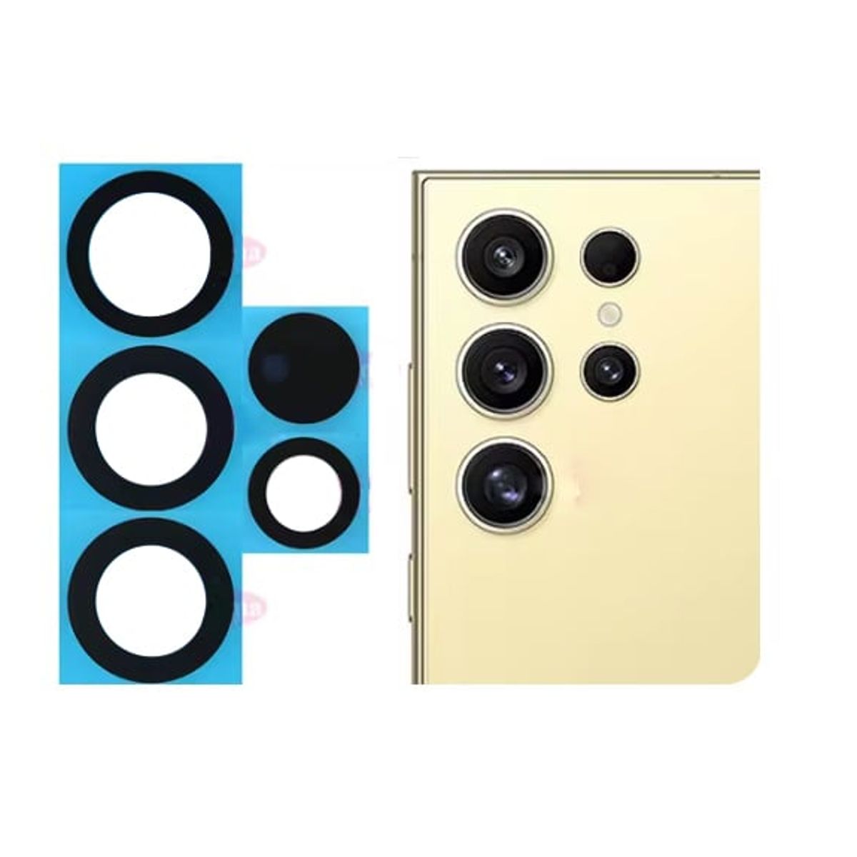 GENERICO - Repuesto lente Vidrio de cámara Samsung S24 Ultra