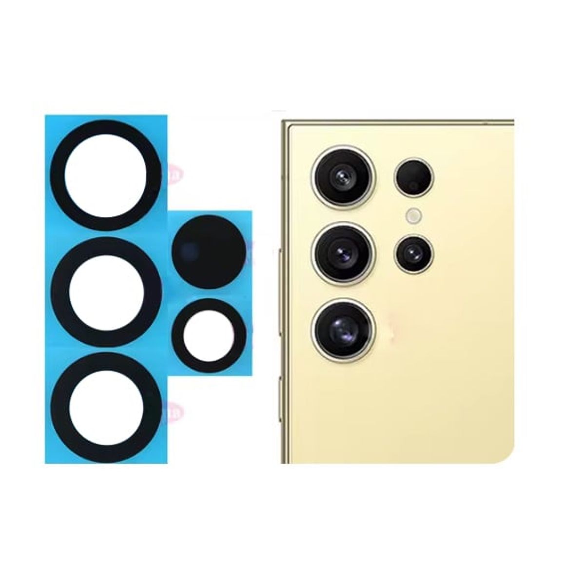 GENERICO - Repuesto lente Vidrio de cámara Samsung S24 Ultra