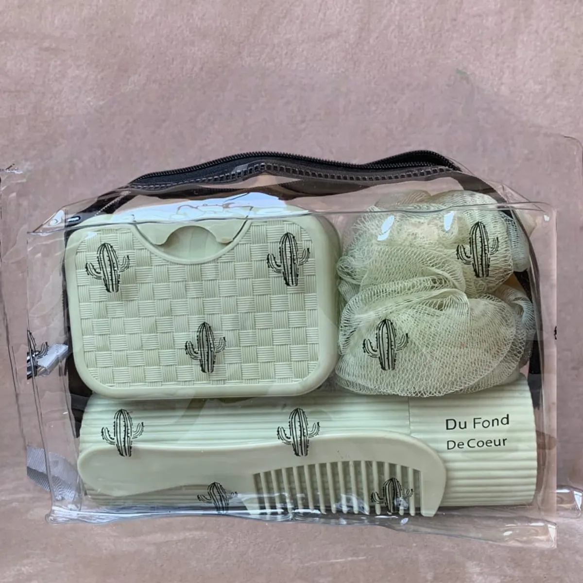 GENERICO - Bolsa de Aseo Personal Kit Viajero x 4pcs