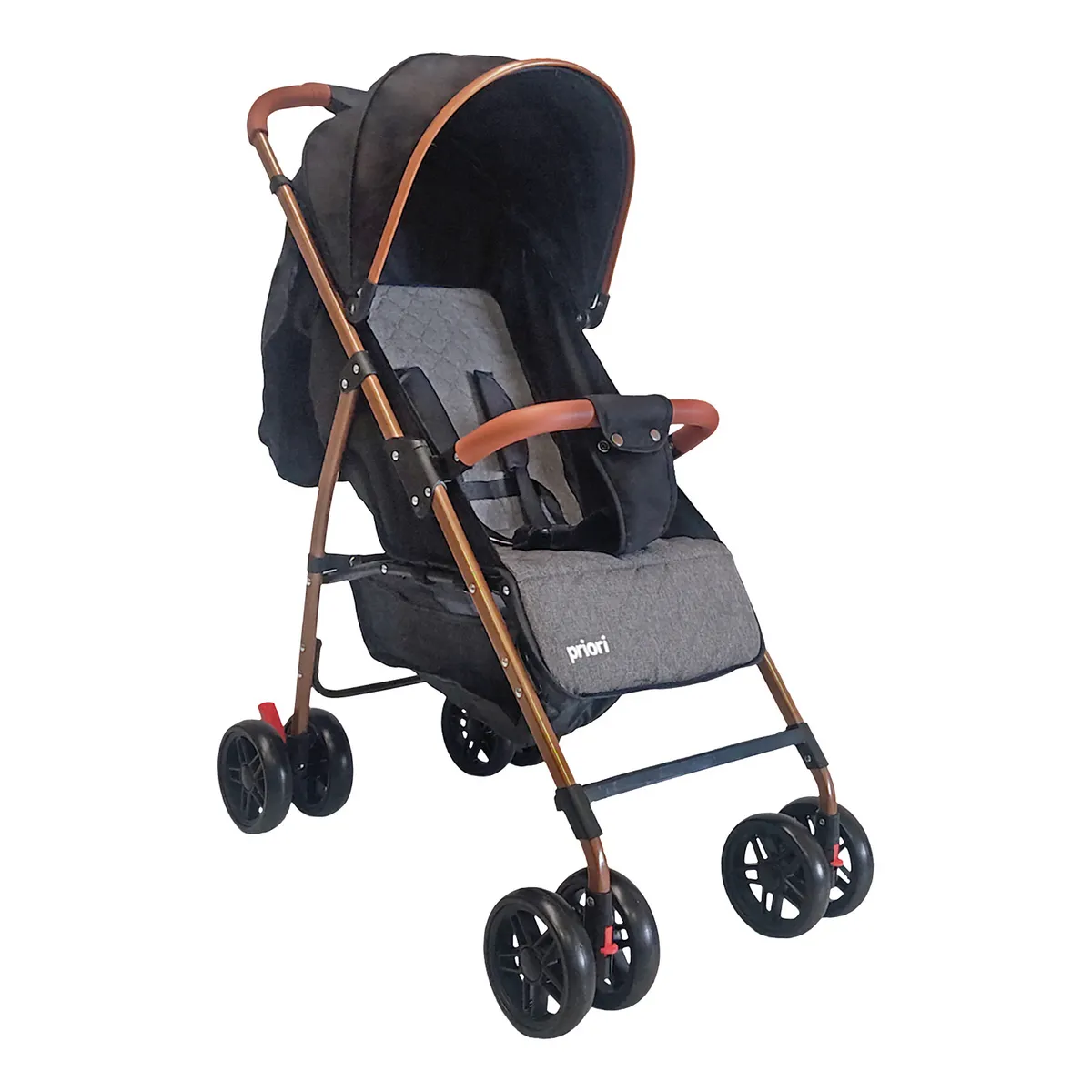 PRIORI - Coche Paseador Para Bebe Multiposiciones Priori Park Negro
