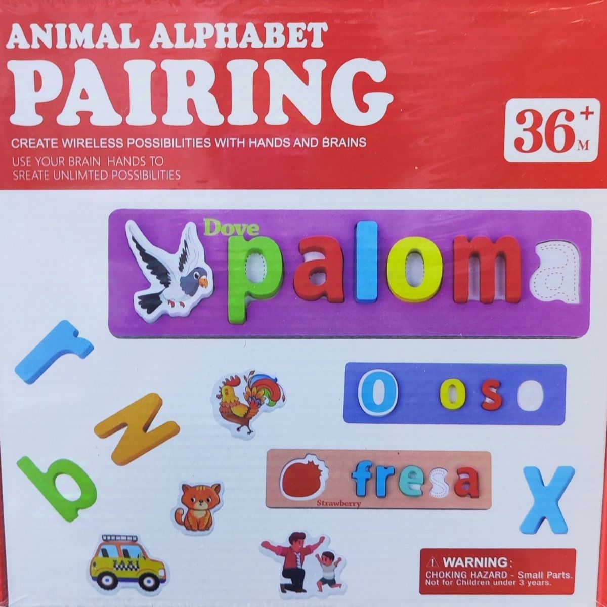 IMPORTADO MC - PAIRING - deletreo montesori para niños