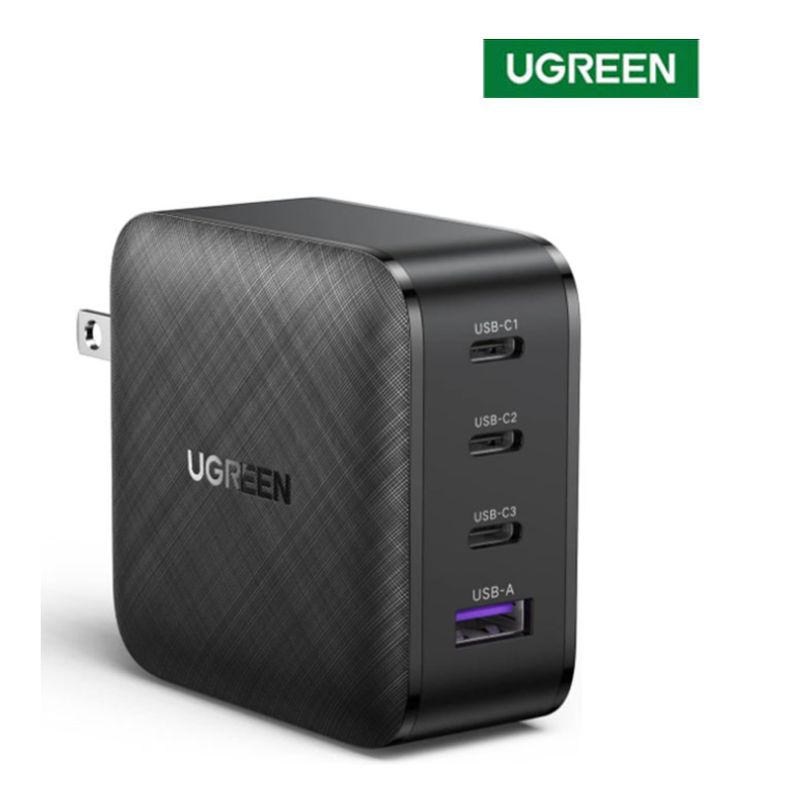 UGREEN - UGREEN CARGADOR 65W 4-PORT PD GAN FAST CHARGER