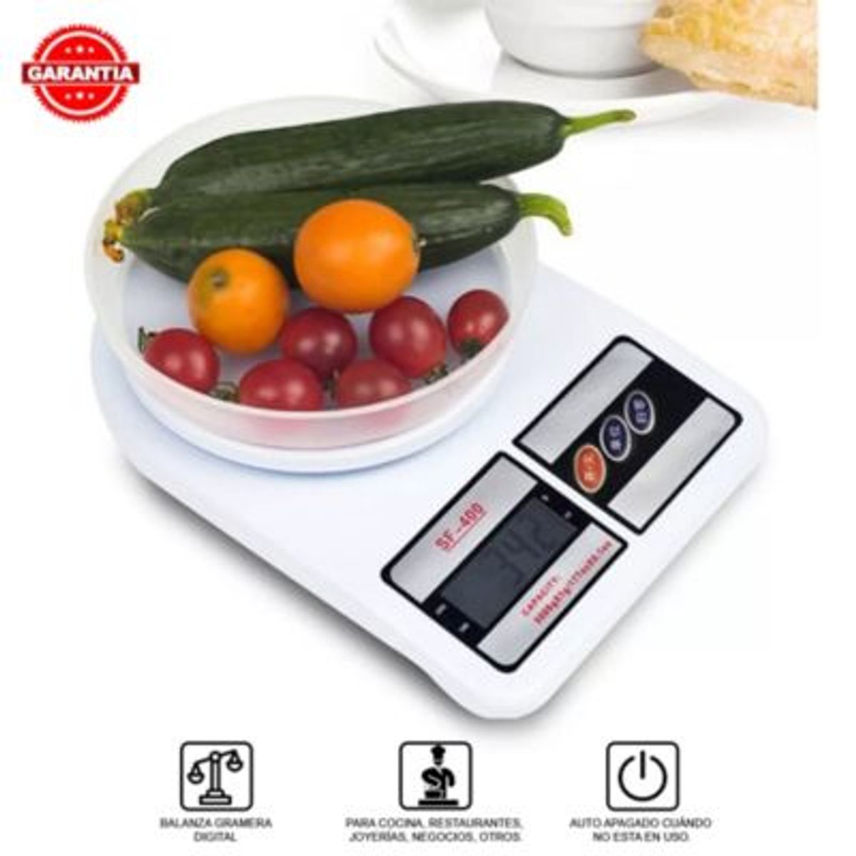 EASY&HOME - Balanza Gramera Báscula Digital Cocina EasyHome