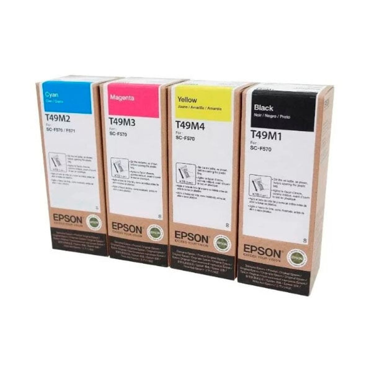 EPSON - PACK  TINTA = (T49M1 + T49M2 + T49M3 + T49M4 100% ORIGINAL)