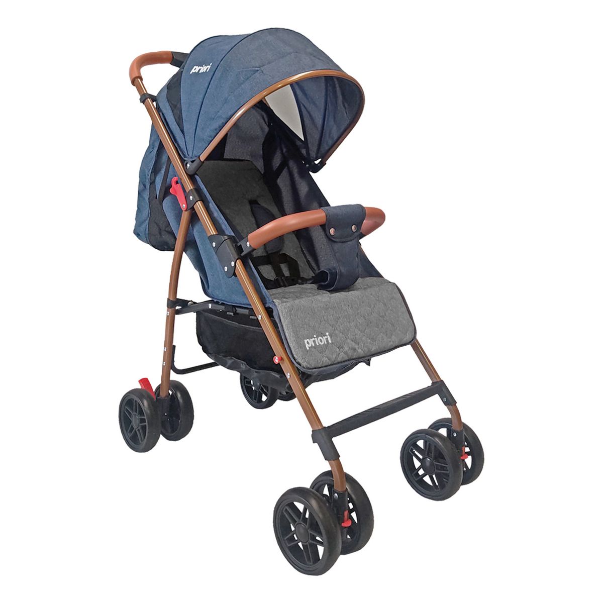 PRIORI - Coche Paseador Para Bebe Multiposiciones Priori Park Azul