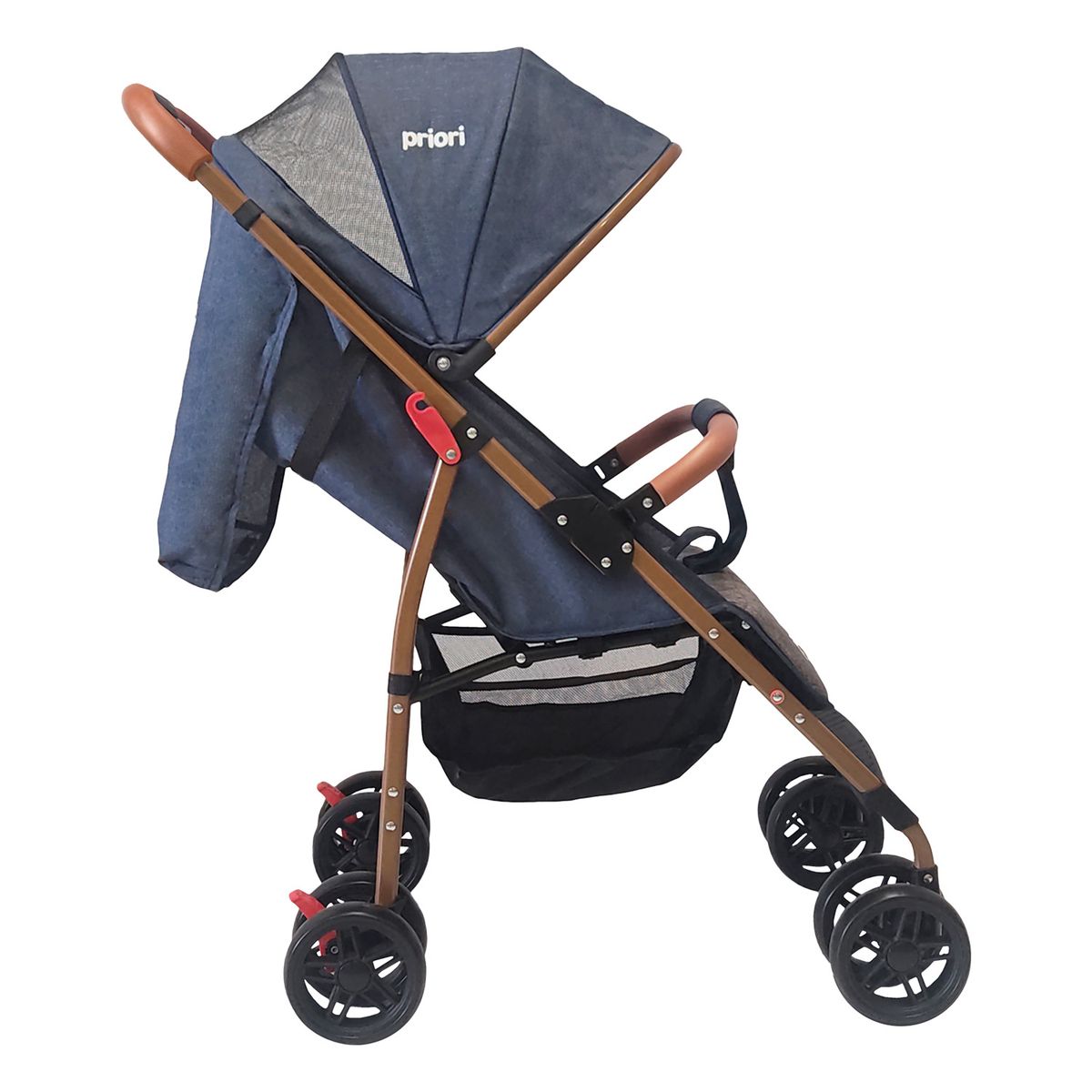 PRIORI - Coche Paseador Para Bebe Multiposiciones Priori Park Azul