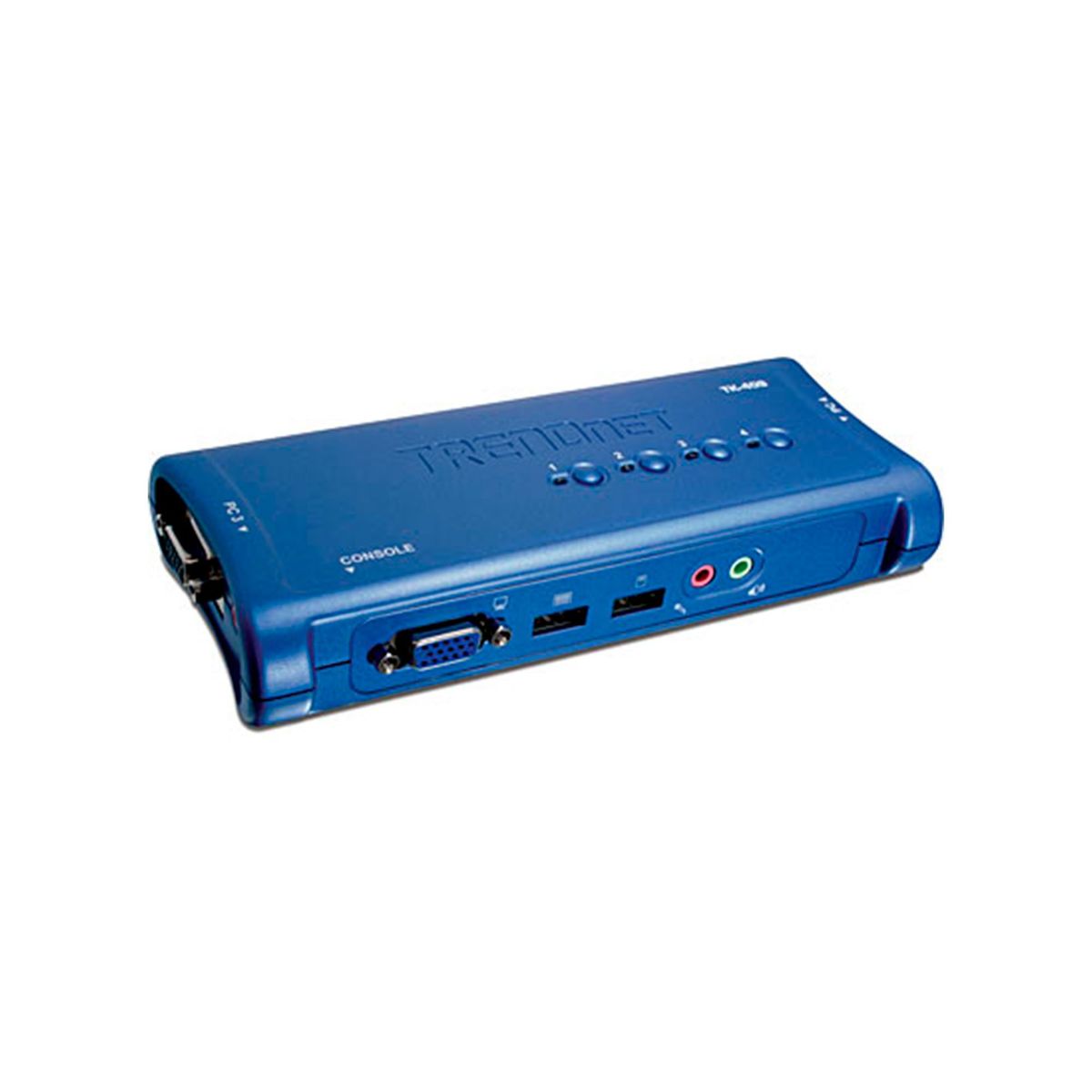 TRENDNET - SWITCH KVM TRENDNET DE ESCRITORIO 4 PUERTOS VGA/USB/AUDIO P/N: TK-409K