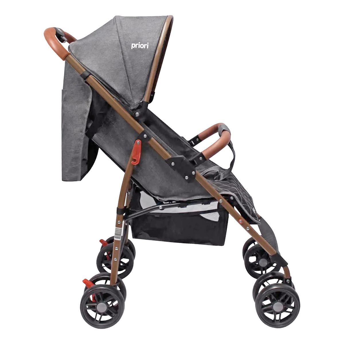 PRIORI - Coche Paseador Para Bebe Multiposiciones Priori Park Gris