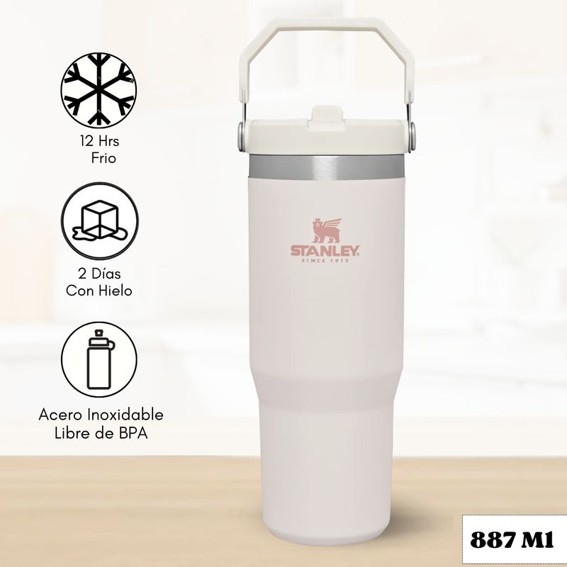 STANLEY - Flip Straw Tumbler Rose Quartz Stanley 887 Ml