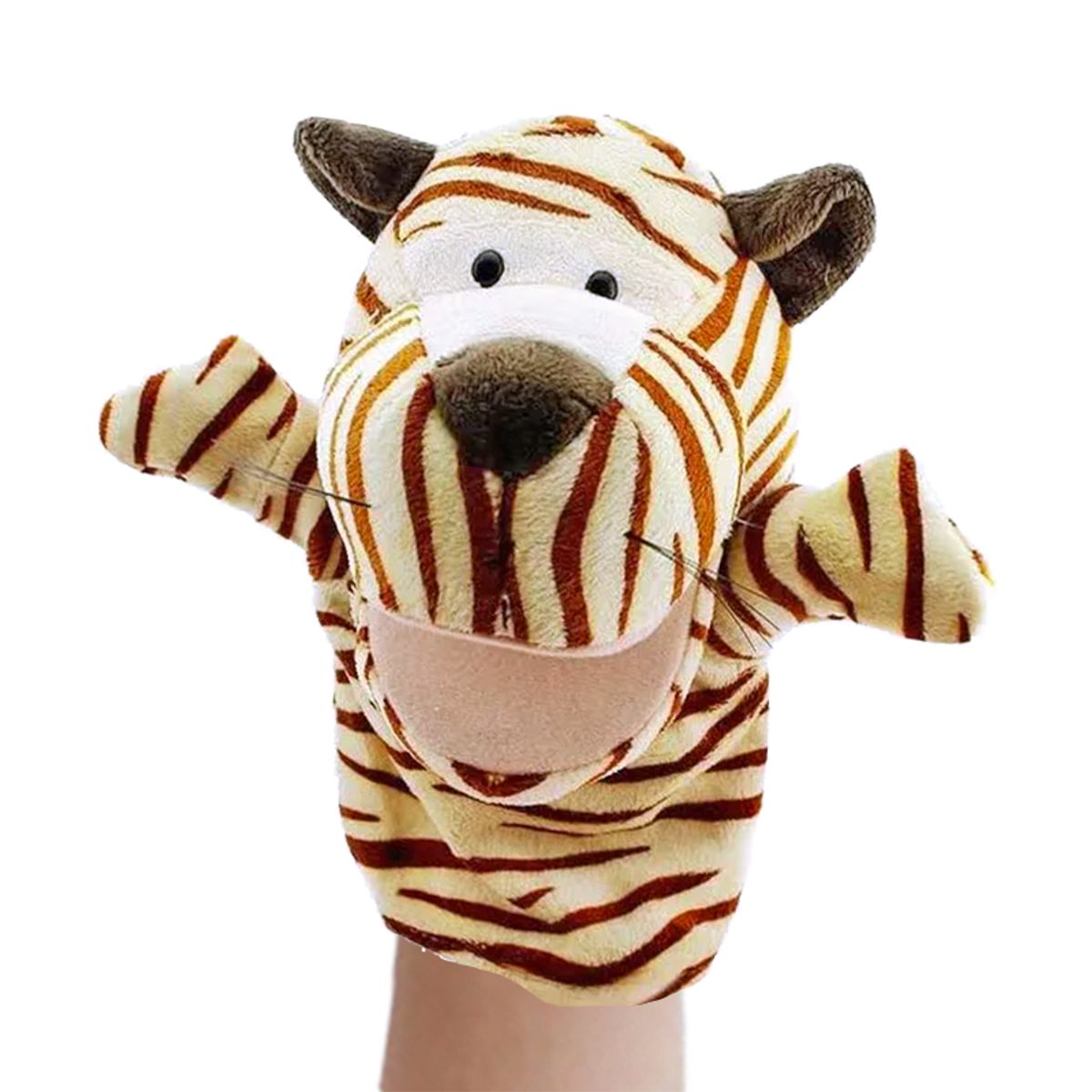 GENERICO - Titere Marioneta de Mano Tigre Beige